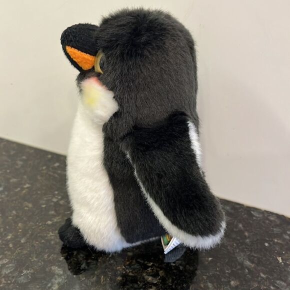 Wild Republic Plush Penguin Black and White 7" Stuffed Animal Toy 2012 - Picture 3 of 8